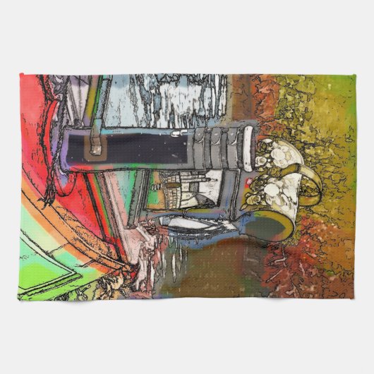 LINGE DE CUISINE BATEAUX DE CANAL (Horizontal)