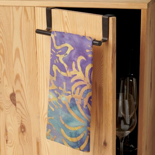 Linge De Cuisine Batik d'hiver (Pliage en tiers)