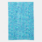 Linge De Cuisine Batik tribal - nuances de bleu (Vertical)