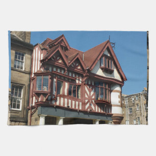Linge De Cuisine Bâtiment en chêne Tudor, Edimbourg, Ecosse