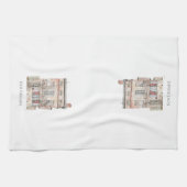 Linge De Cuisine Bâtiment historique Nouvelle-Orléans Aquarelle (Horizontal)