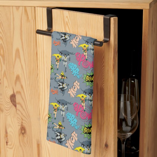 Linge De Cuisine Batman Et Robin Motif Action (Pliage en tiers)