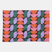 Linge De Cuisine Bauhaus Mid Century moderne géométrique MCM Rétro (Horizontal)