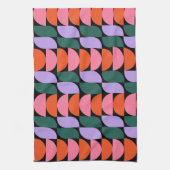 Linge De Cuisine Bauhaus Mid Century moderne géométrique MCM Rétro (Vertical)