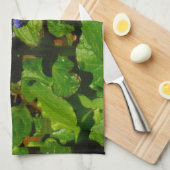 Linge De Cuisine Baume d'abeille pourpre et bourdon (Quart Plié)