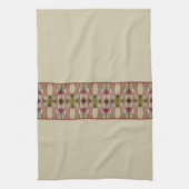 Linge De Cuisine Bbeige à motif vert (Vertical)