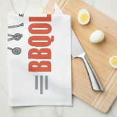 Linge De Cuisine BBQ amusant (Quart Plié)