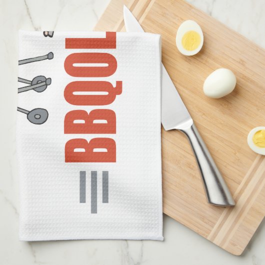 Linge De Cuisine BBQ amusant (Quart Plié)