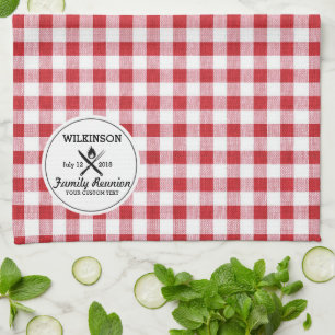 Linge De Cuisine BBQ Grill Été Cuisine Réunion Rouge En vichy Ch