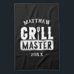 Linge De Cuisine BBQ Grill Master Personnalisé Meilleur papa Père<br><div class="desc">Funny BBBQ Grill Master Barbecue personnalisé Meilleur</div>