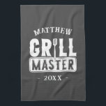 Linge De Cuisine BBQ Grill Master Personnalisé Meilleur papa Père<br><div class="desc">Funny BBBQ Grill Master Barbecue personnalisé Meilleur</div>