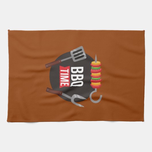 Linge De Cuisine BBQ Time Moderne tendance chic chic chic (Horizontal)