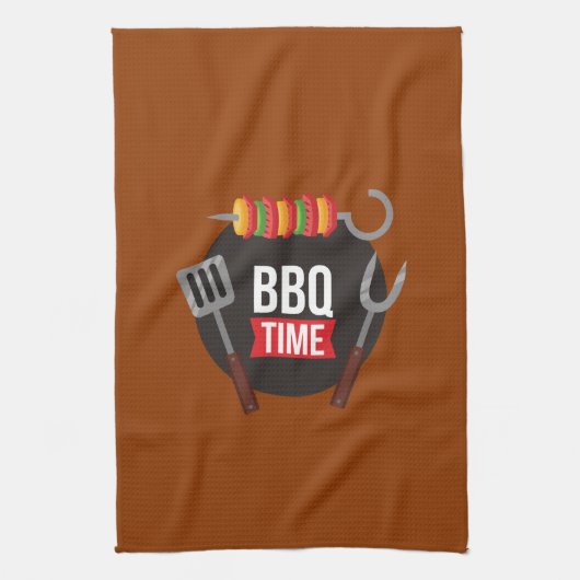 Linge De Cuisine BBQ Time Moderne tendance chic chic chic (Vertical)