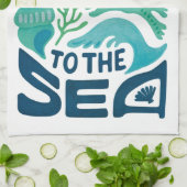 Linge De Cuisine Be Kind to the Sea - Ocean Conservation Eco Design (Plié)