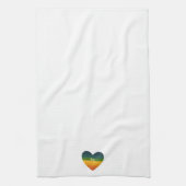 Linge De Cuisine Be Love Retro Rainbow Heart  (Vertical)