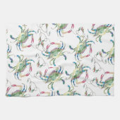 Linge De Cuisine Beach Christmas Blue Crab (Horizontal)