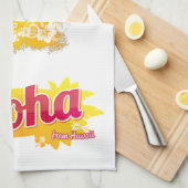 Linge De Cuisine Beach Time Hawaii (Quart Plié)