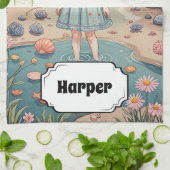 Linge De Cuisine Beachcomber's Bliss Personnalisé (Plié)