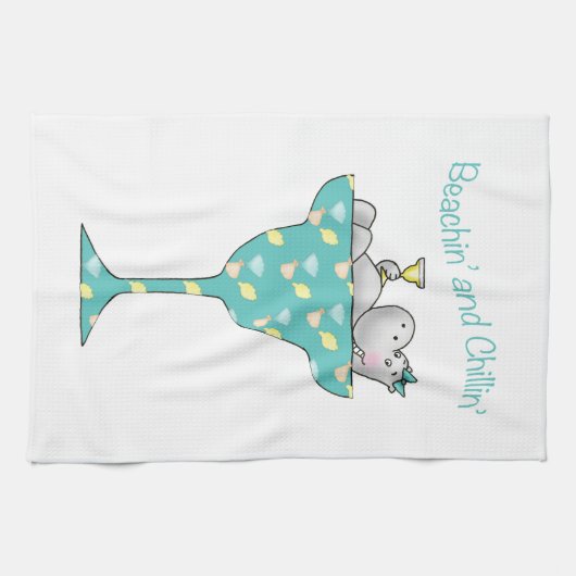 Linge De Cuisine Beachin et chillin (Horizontal)