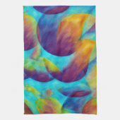 Linge De Cuisine Beachy Bubbles Artsy Abstract Kitchen Towel (Vertical)