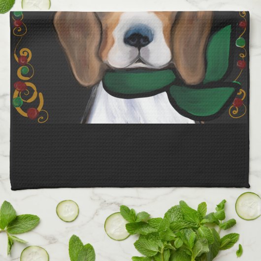 Linge De Cuisine Beagle (Plié)