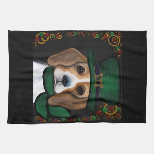 Linge De Cuisine Beagle (Horizontal)