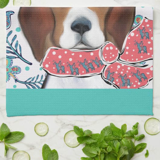 Linge De Cuisine Beagle (Plié)