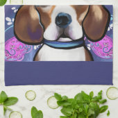 Linge De Cuisine Beagle        (Plié)