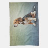 Linge De Cuisine Beagle de dessin de chien (Vertical)