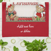 Linge De Cuisine Beary Joyeux Noël (Plié)
