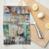 Linge De Cuisine Beau Art Impressionniste Élégant (Quart Plié)