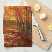 Linge De Cuisine Beau automne (Quart Plié)