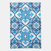 Linge De Cuisine 💙 🤍 Beau bleu - blanc Azulejos X, Cuisine T (Vertical)