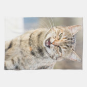 Linge De Cuisine Beau chat (Horizontal)