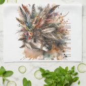 Linge De Cuisine Beau cheval boho  (Plié)