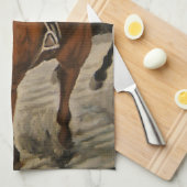 Linge De Cuisine Beau cheval ravit les propriétaires en course clas (Quart Plié)