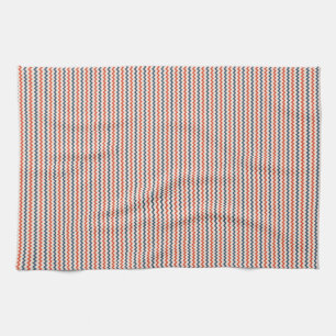 Linge De Cuisine Beau chevron zigzag bleu rose rouge