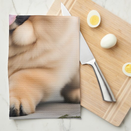 Linge De Cuisine Beau Chow Chow Chow (Quart Plié)