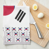 Linge De Cuisine Beau Drapeau Diagonal Coréen : Un Art Infini (Quart Plié)