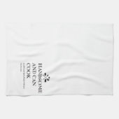 Linge De Cuisine Beau et cuisinière (Horizontal)