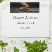 Linge De Cuisine Beau et peut cuisiner ajouter nom master chef date (Plié)