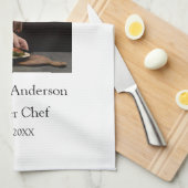 Linge De Cuisine Beau et peut cuisiner ajouter nom master chef date (Quart Plié)
