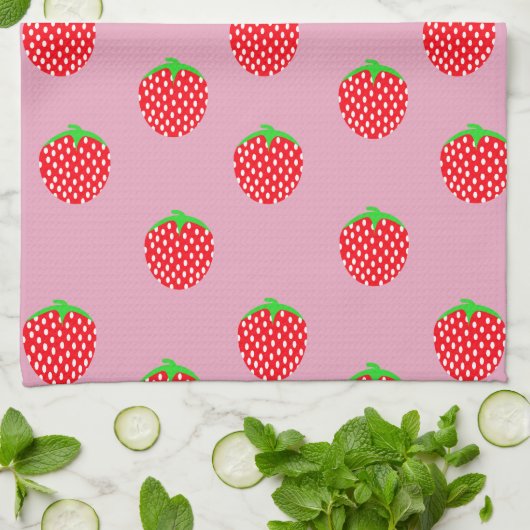 Linge De Cuisine Beau été Berry (Plié)