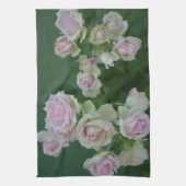 Linge De Cuisine Beau jardin rose clair roses (Vertical)