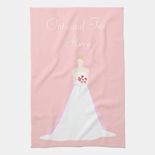 Linge De Cuisine Beau Mariage de mariée (Vertical)