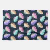Linge De Cuisine Beau Motif à papillon aquarelle (Horizontal)