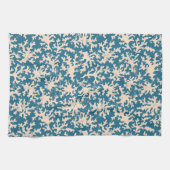 Linge De Cuisine Beau Motif corallien (Horizontal)