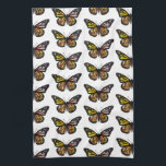 Linge De Cuisine Beau Motif couleur papillon aquarelle<br><div class="desc">Décorez votre cuisine avec cette belle serviette papillon. Fait un grand ménage ou un cadeau mariage! Vous pouvez le customiser et ajouter du texte. Collectez l'ensemble des serviettes assorties avec différentes couleurs et des motifs aussi!</div>
