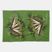 Linge De Cuisine Beau papillon de l'Ouest de Tigre Swallowtail (Horizontal)