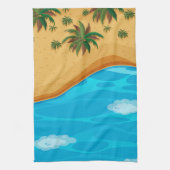 Linge De Cuisine Beau Paysage De Plage (Vertical)